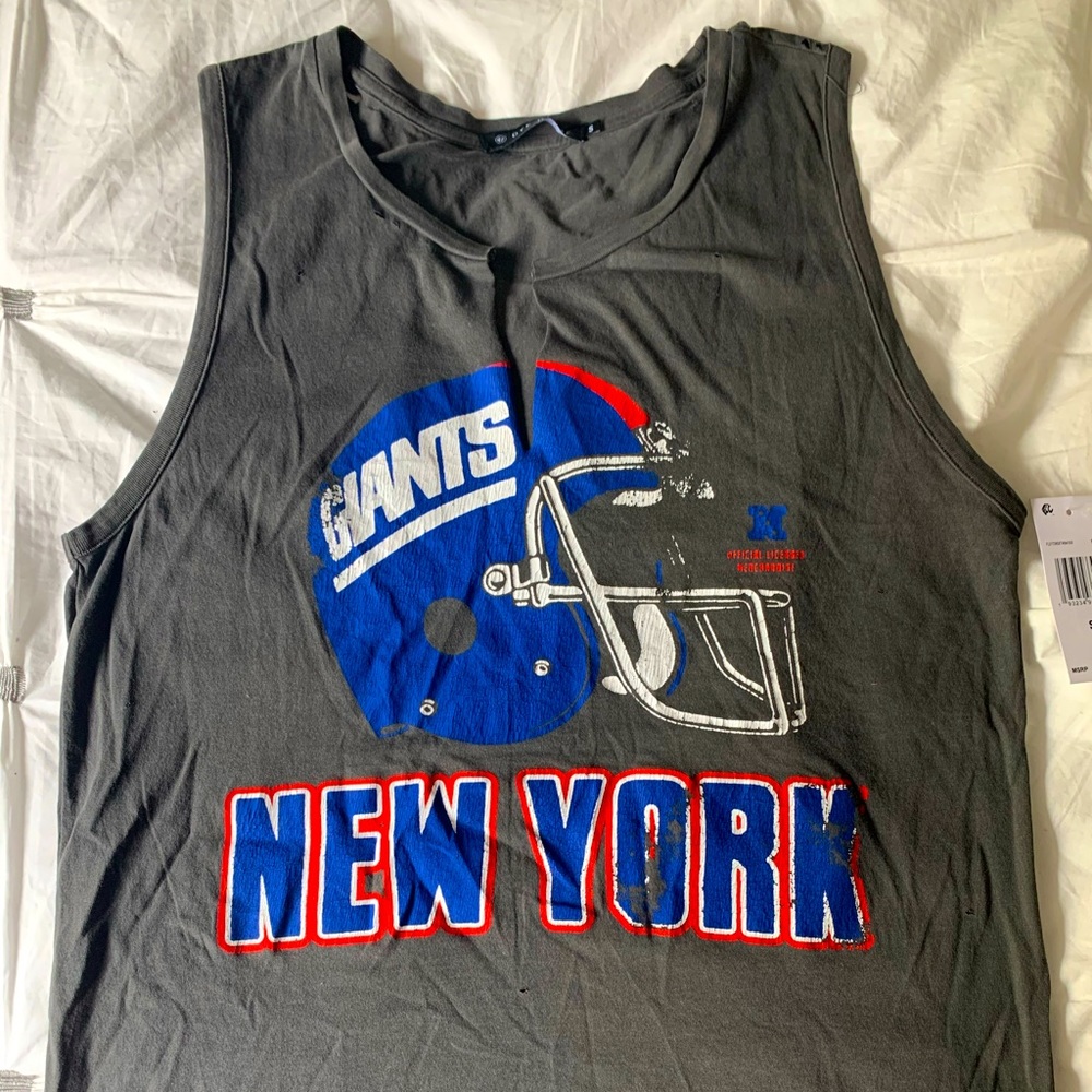 NY Giants Distressed Tank